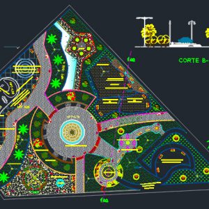 پلان اتوکد پارک دانلود طراحي لنداسکيپ پارک فضاي سبز با جزييات و ديتيل هاي اجرايي