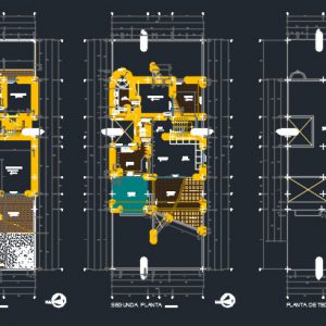 ویلا دوبلکس دانلود طراحي خانه ويلايي دوبلکس در ابعاد سايت 10 در 25 متر با نما سازي و برش