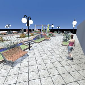 دانلود پروژه کامل پارک و منظر شهري فضاي سبز اتوکد و رندر