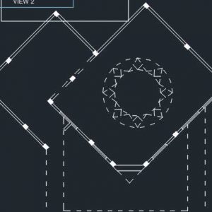 اتوکد اقامتگاه توریستی دانلود طراحی نقشه اقامتگاه بین راهی پلان،نما،برش،پرسپکتیو
