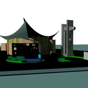 پلان اتوکد کلیسا دانلود طراحي کامل کليسا به همراه فايل 3بعدي