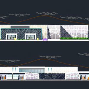 دانلود طراحي فرودگاه با جزييات کامل و فضا هاي عملکردي با نما و برش