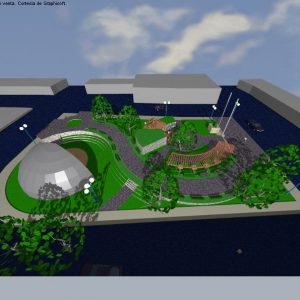 اتوکد پارک آمفي تئاتر دانلود طراحي پروژه لنداسکيپ پارک فضاي سبز با آمفي تئاتر نيمه باز