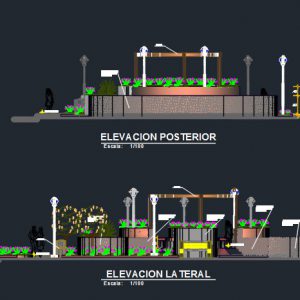 پلان میدان شهر دانلود طراحي اتوکد فضاي سبز شهري ميدان با المان
