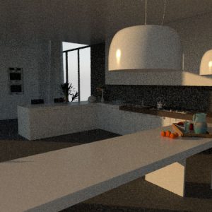 اسکچاپ آشپزخانه دانلود طراحي 3بعدي آشپزخانه به سبک مدرن