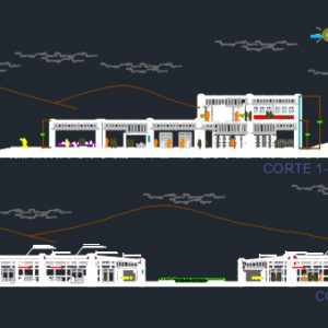 دانلود طراحي فرودگاه با جزييات کامل و فضا هاي عملکردي با نما و برش