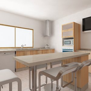 دانلود مکس آشپزخانه طراحي 3بعدي تري دي مکس آشپزخانه با مبلمان